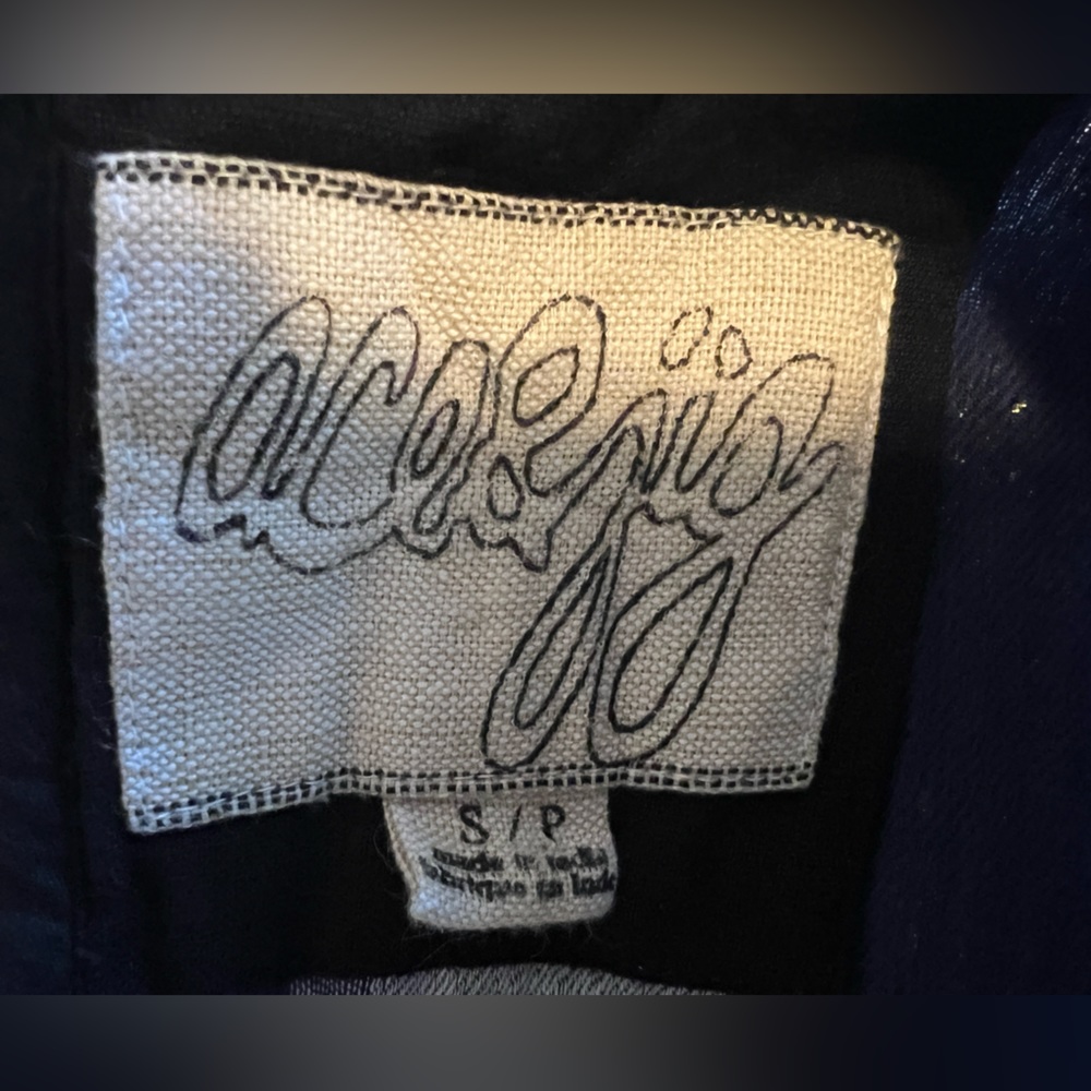 Ace & Jig Navy And Gold Jumpsuit Size Small - image 5